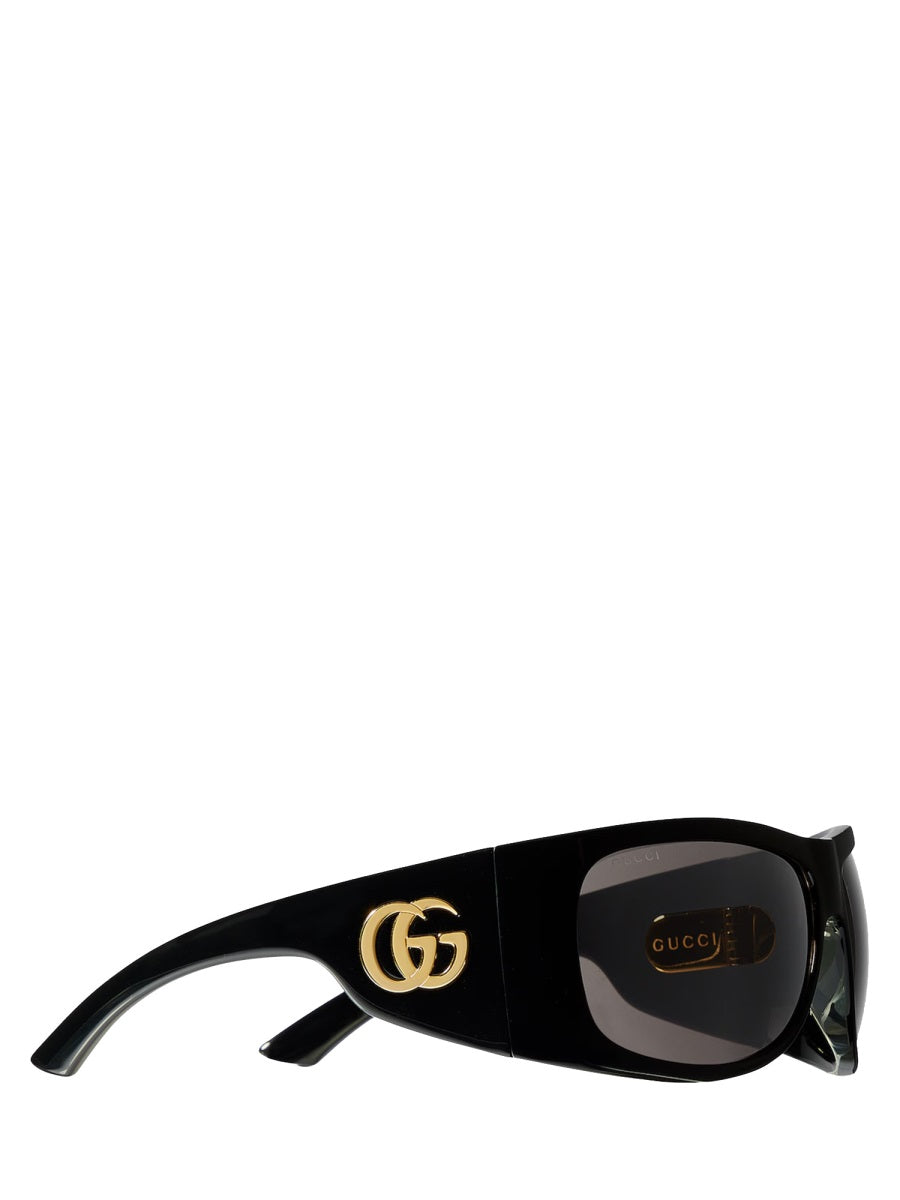 Square Acetate Sunglasses Black