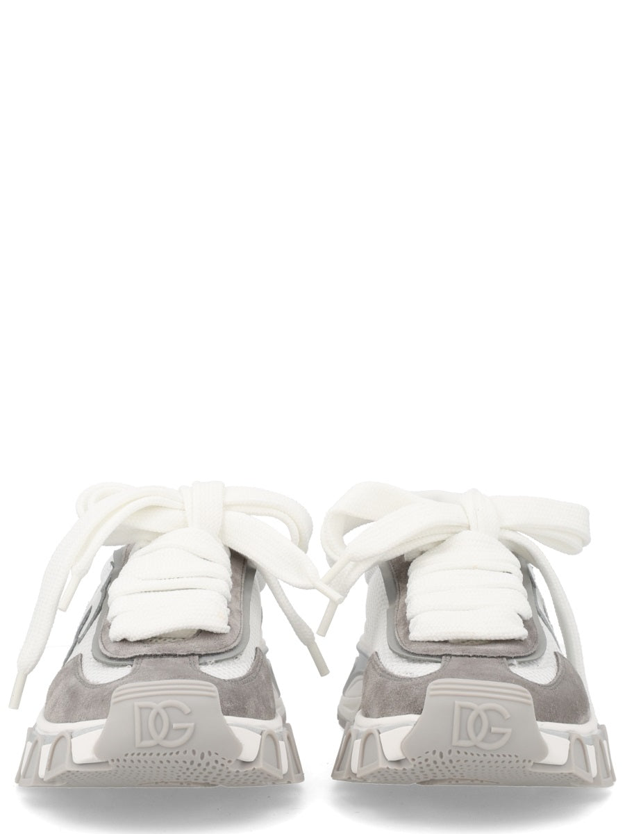 Sneaker Grey Polyester Leather Trainers