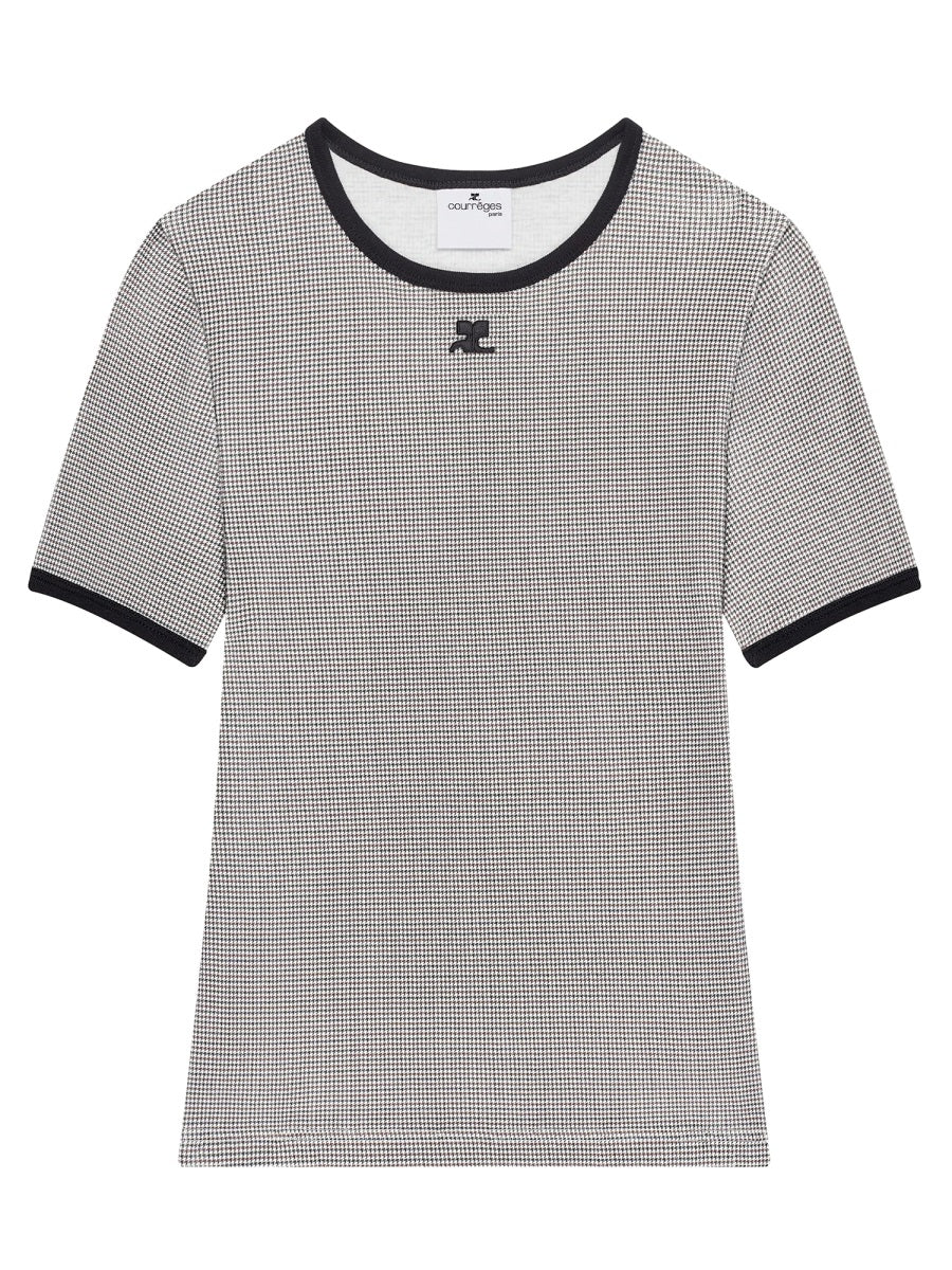 T-Shirt Signature Contrast Black Cotton T-shirts