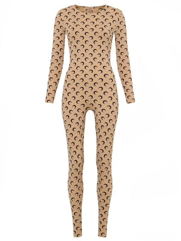 Suit Moon Beige Polyamide Elastane Jumpsuits