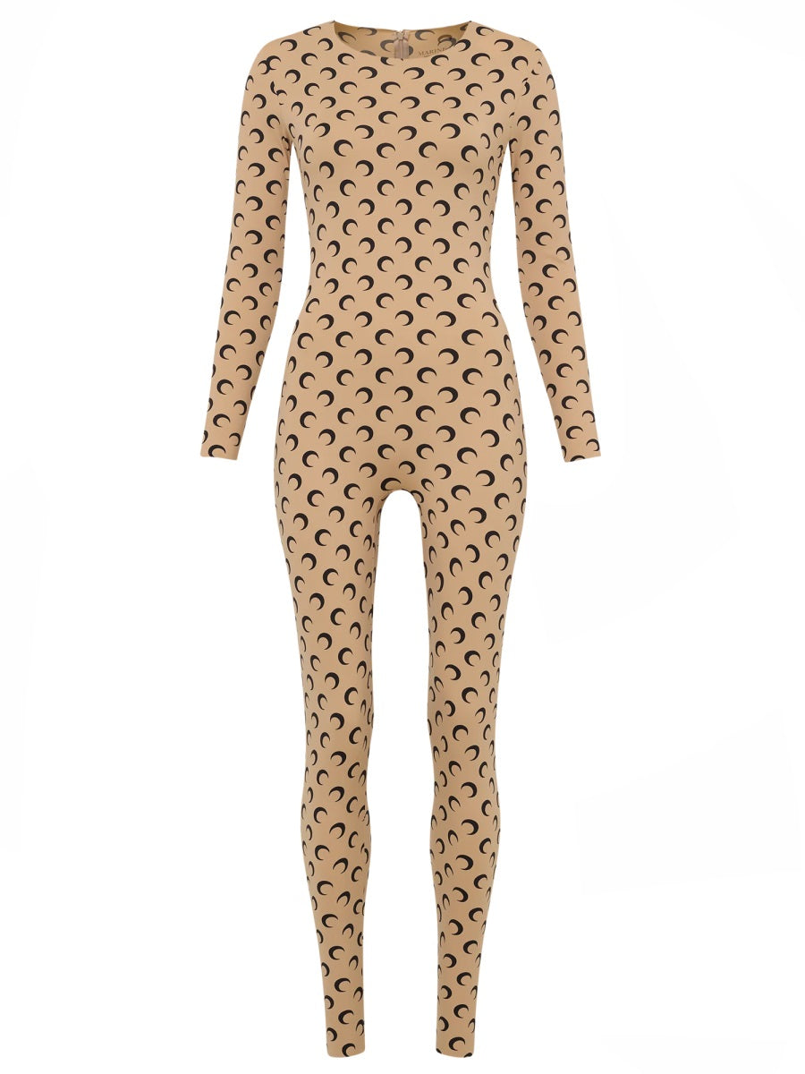 Suit Moon Beige Polyamide Elastane Jumpsuits