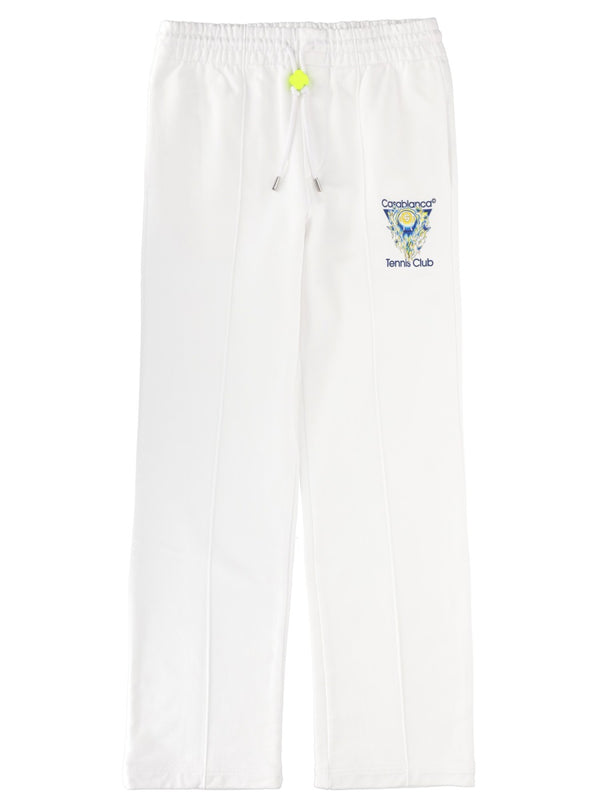 Jogger Pants White Organic Cotton Trousers