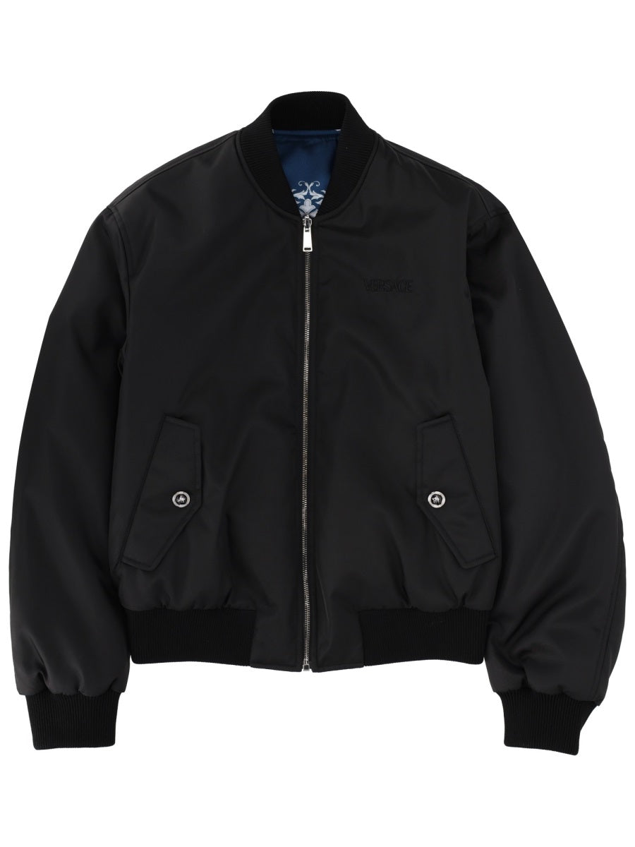 Reversible Bomber Jacket Black Polyamide