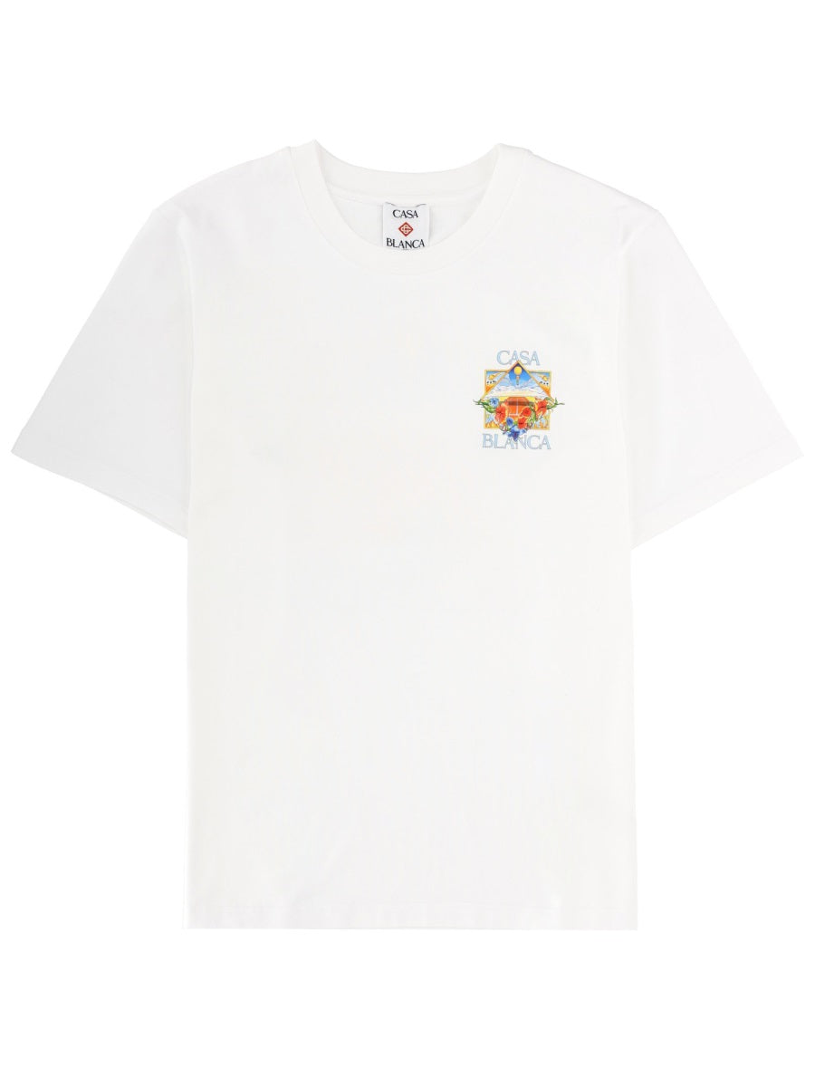 T-Shirt With Print White Organic Cotton T-shirts