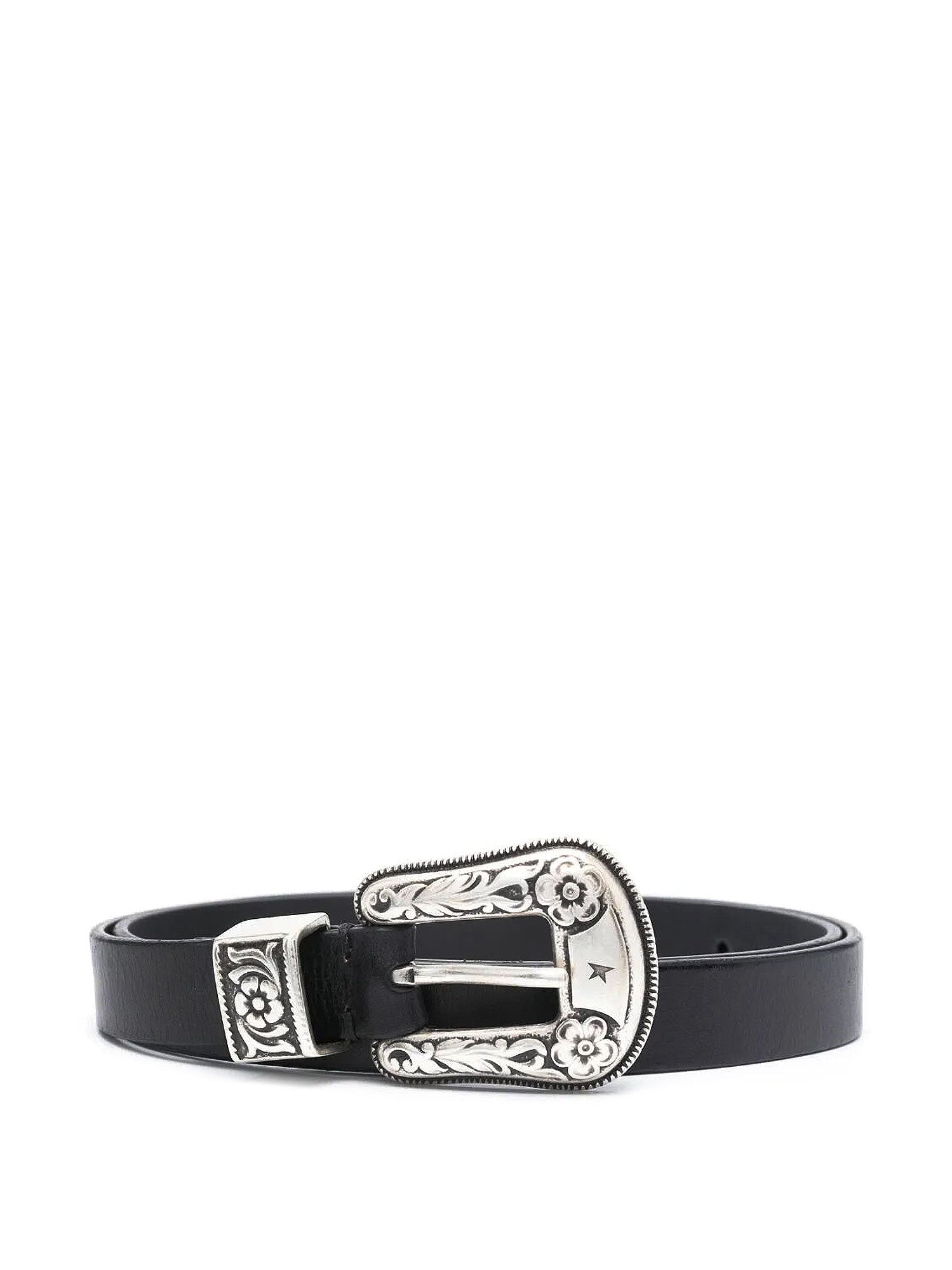 Golden Goose Belts Black External: Cow Leather