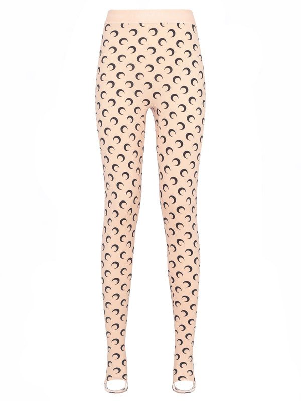 Leggings Nude Polyamide Elastane Trousers