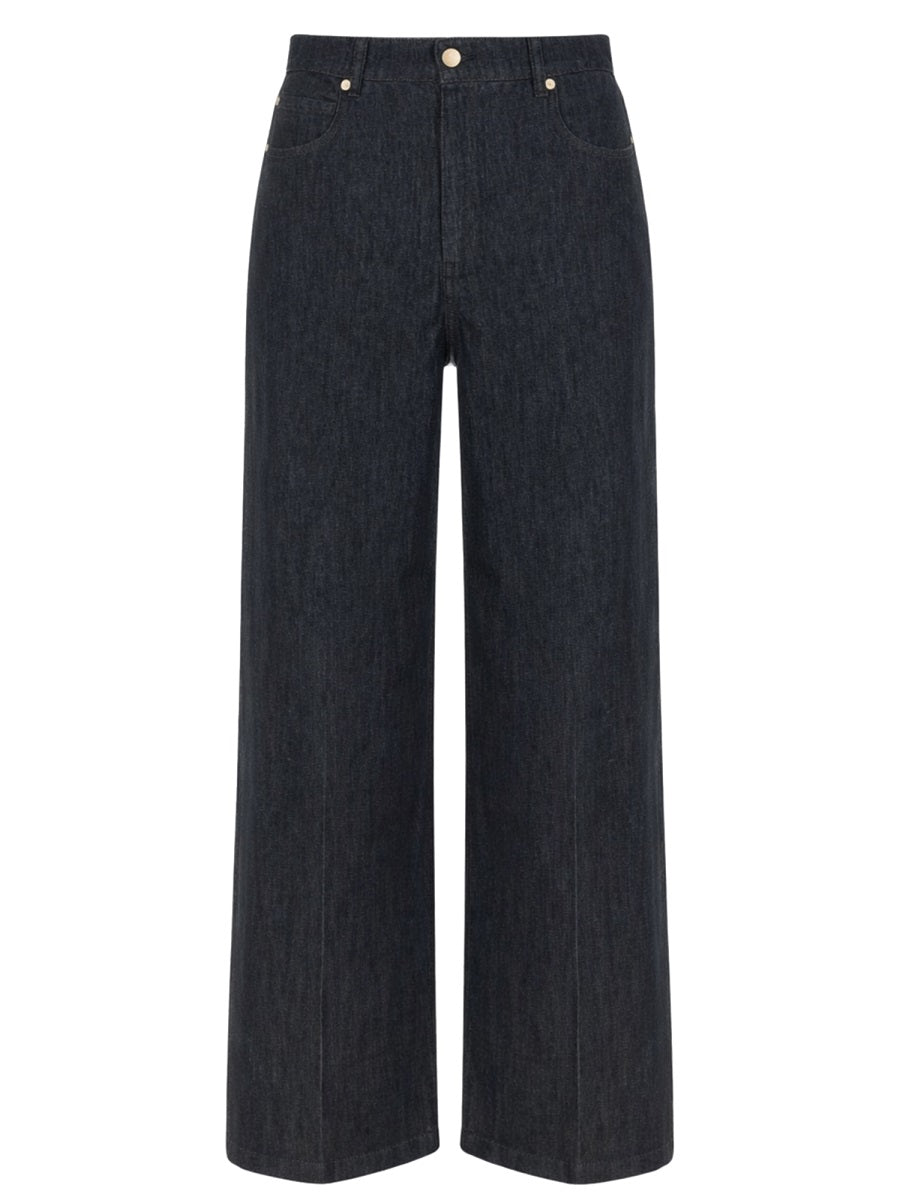 Straight Leg Jeans Lavinia Blue Cotton