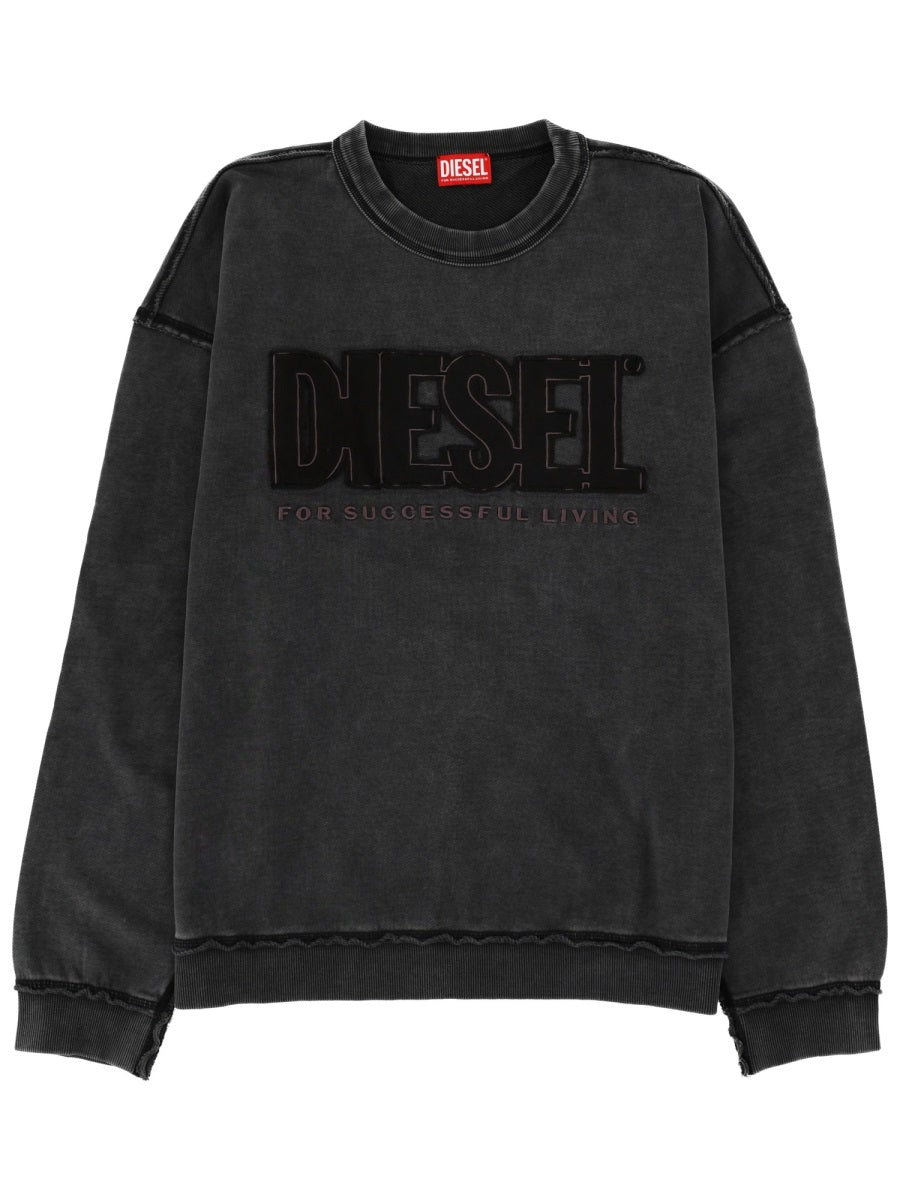 Sweatshirt Grey Cotton Sweatshirts