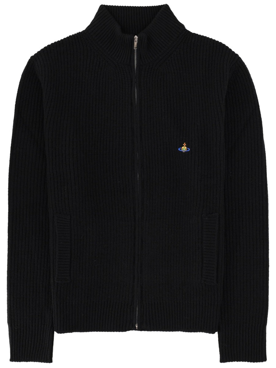Jersey Fisherman Black Wool Cashmere Polo Shirts