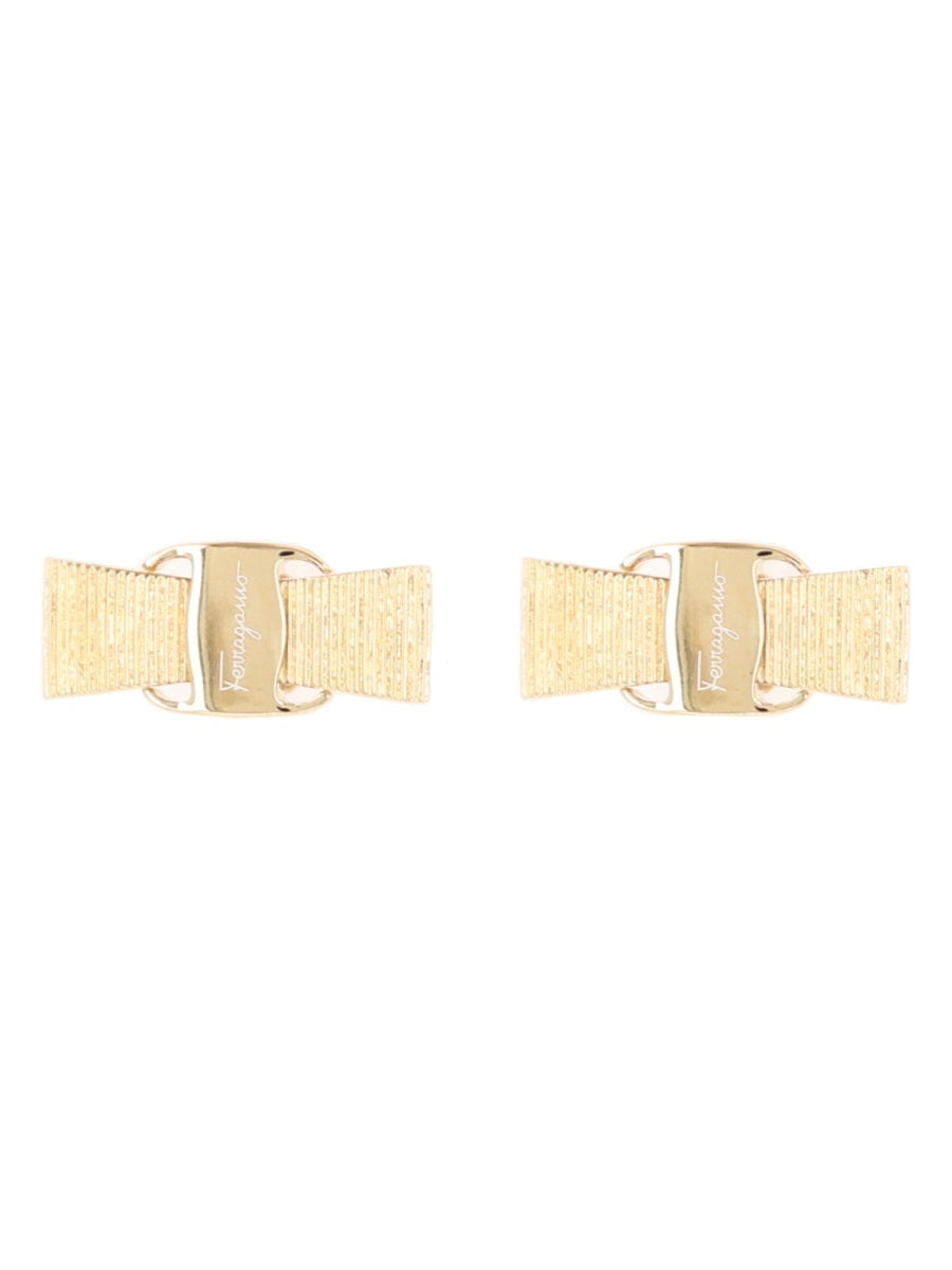 Earrings Vara Bow Gold Brass