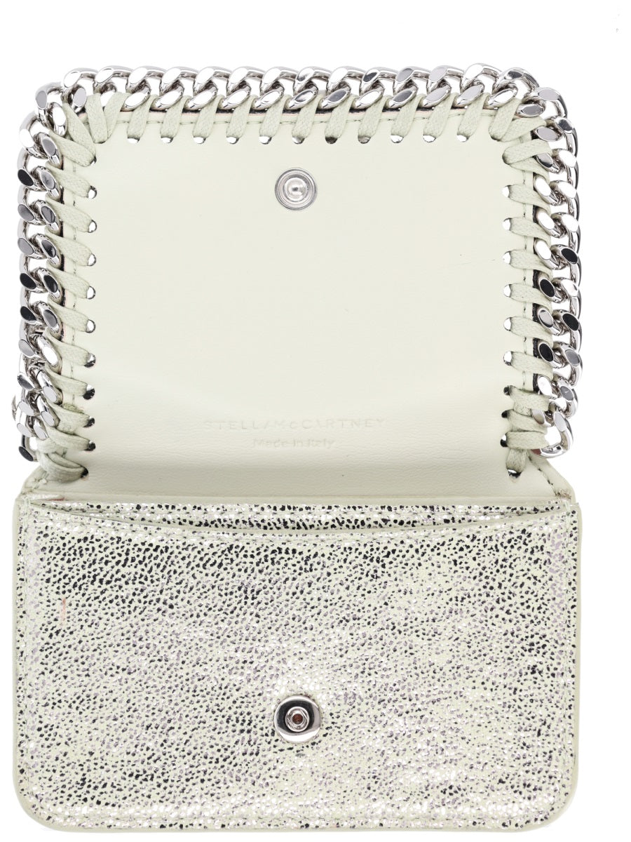Card Holder Falabella Silver Polyester Wallets & Purses