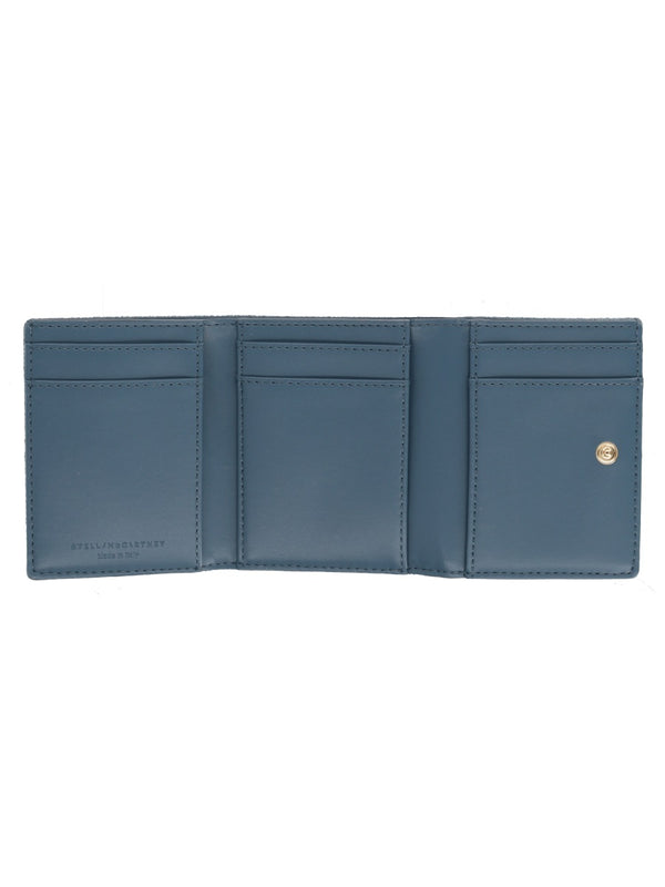 Wallet Falabella Blue Polyester & Purses