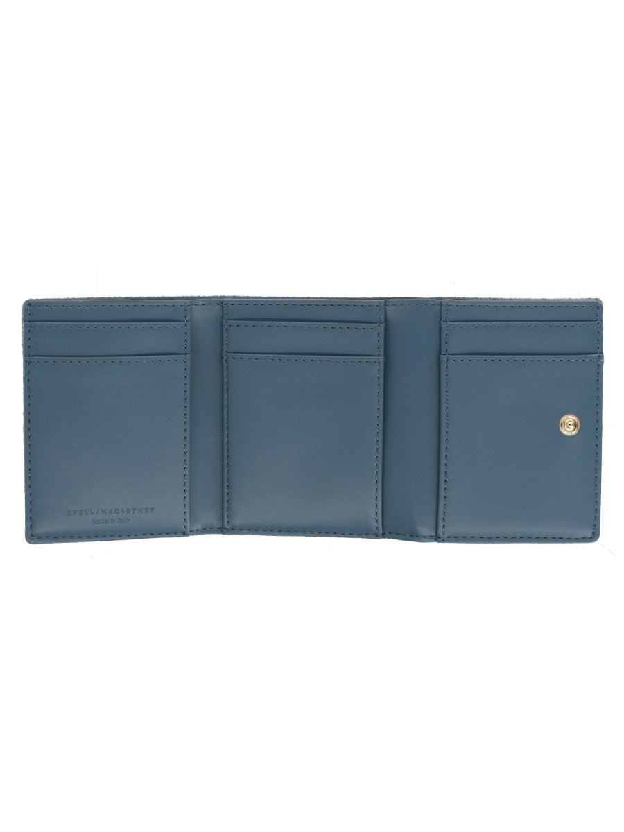 Wallet Falabella Blue Polyester & Purses