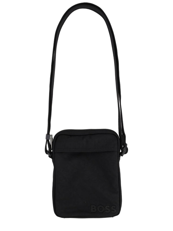 Shoulder Bag Catch Black Recycled Polyamide