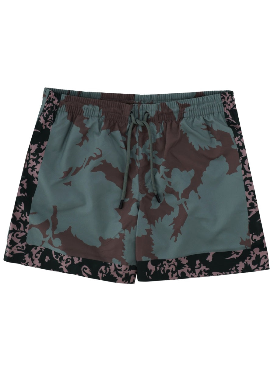 Swim Shorts Green Polyamide