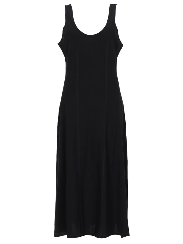 Midi Dress Blade Black Cotton