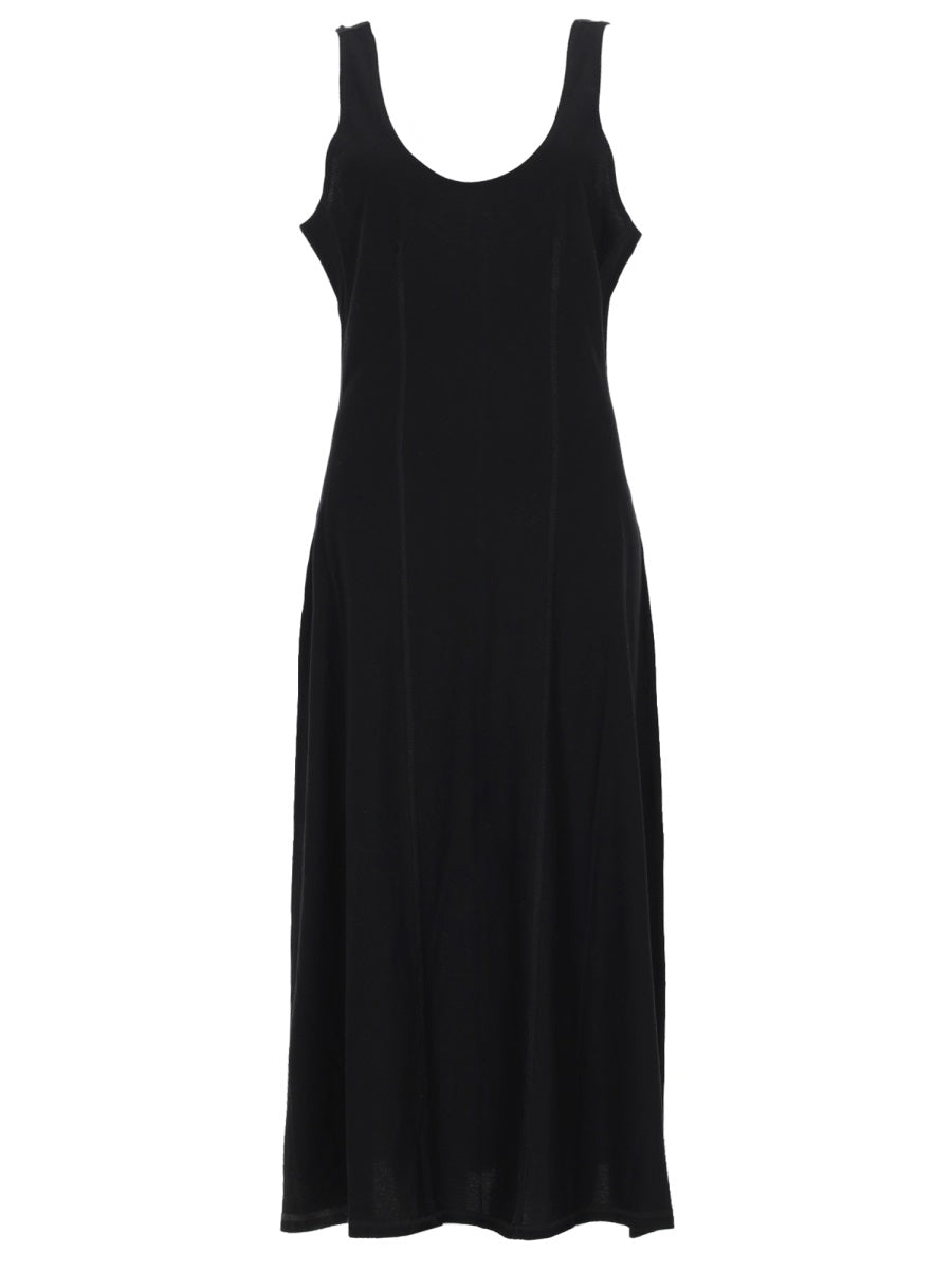 Midi Dress Blade Black Cotton