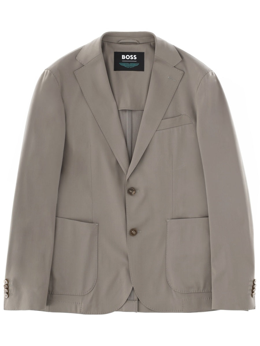 Blazer C-Hanry Grey Wool Jacket