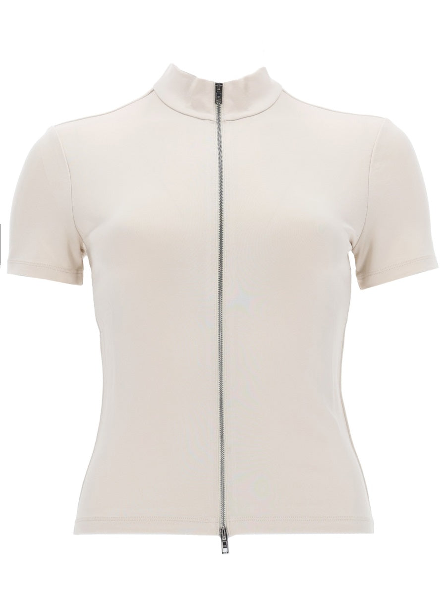 Top Rashguard Ivory Viscose Tops