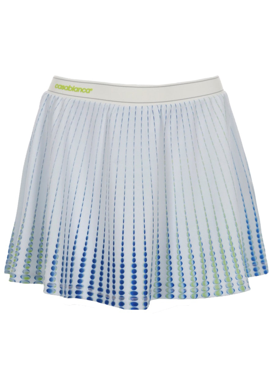 Mini Skirt Gradient Print White Main: Polyester