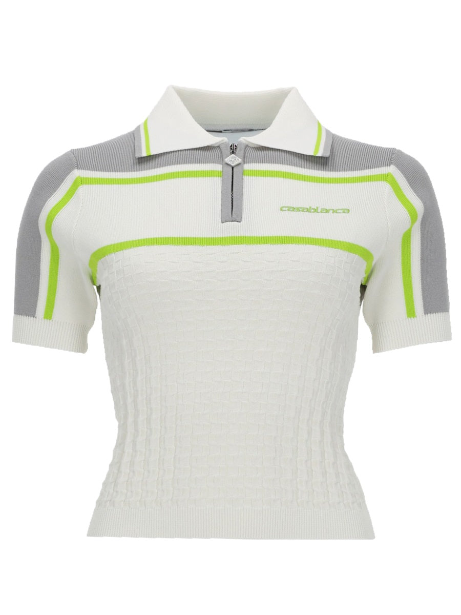 Polo Tennis White Main: Viscose Shirts