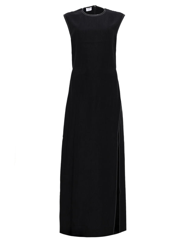 Tank Dress Black Acetate
