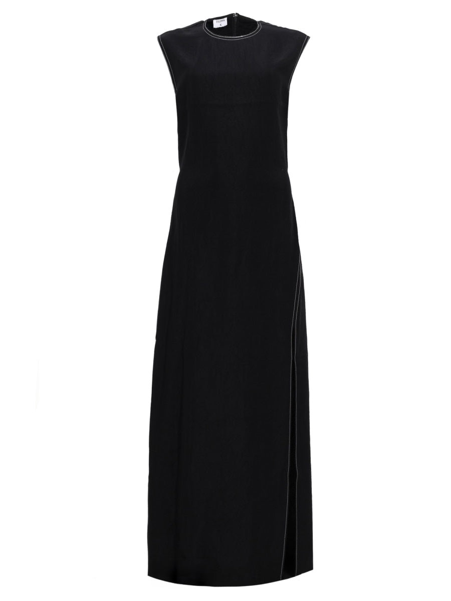 Tank Dress Black Acetate