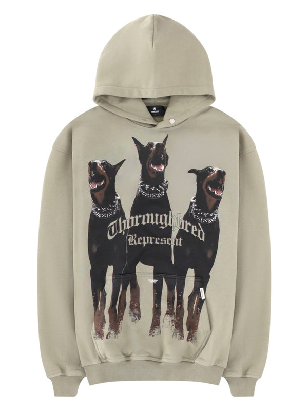 Hoodie Thoroughbred Green Cotton Sweatshirts
