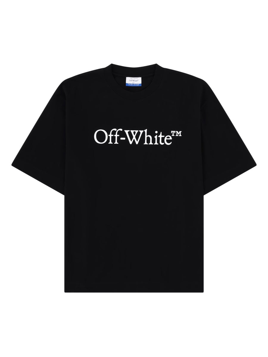 T-Shirt With Logo Black Cotton T-shirts