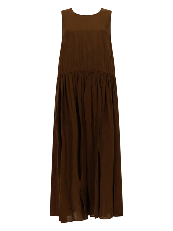 Midi Dress Adral Yellow Viscose