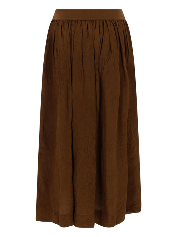 Midi Skirt Gillian Brown Viscose