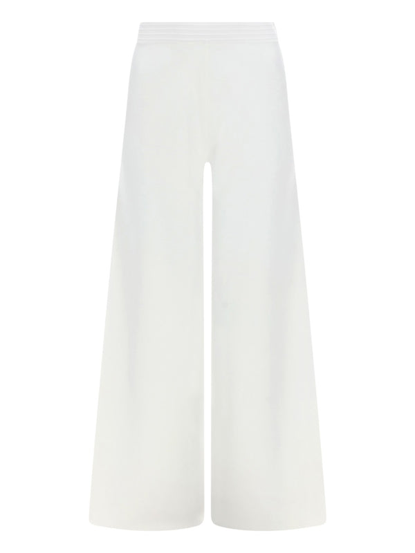 Tailored Trousers Pretend White Viscose