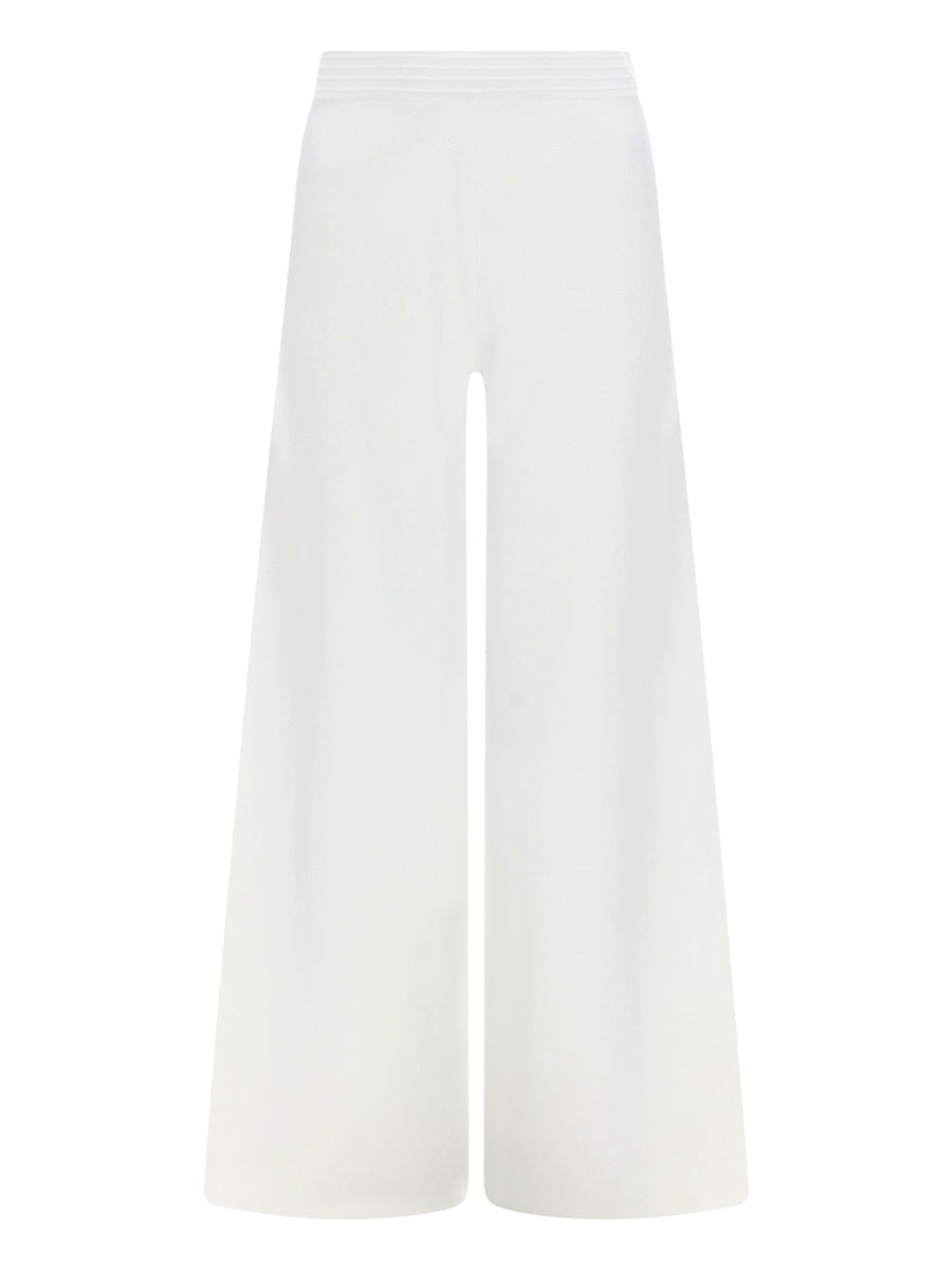 Tailored Trousers Pretend White Viscose