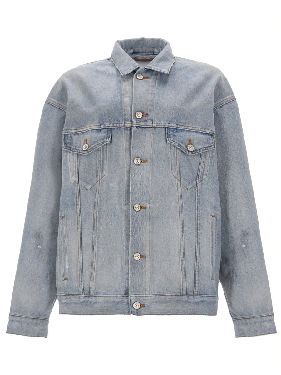 Denim Jacket Blue Cotton