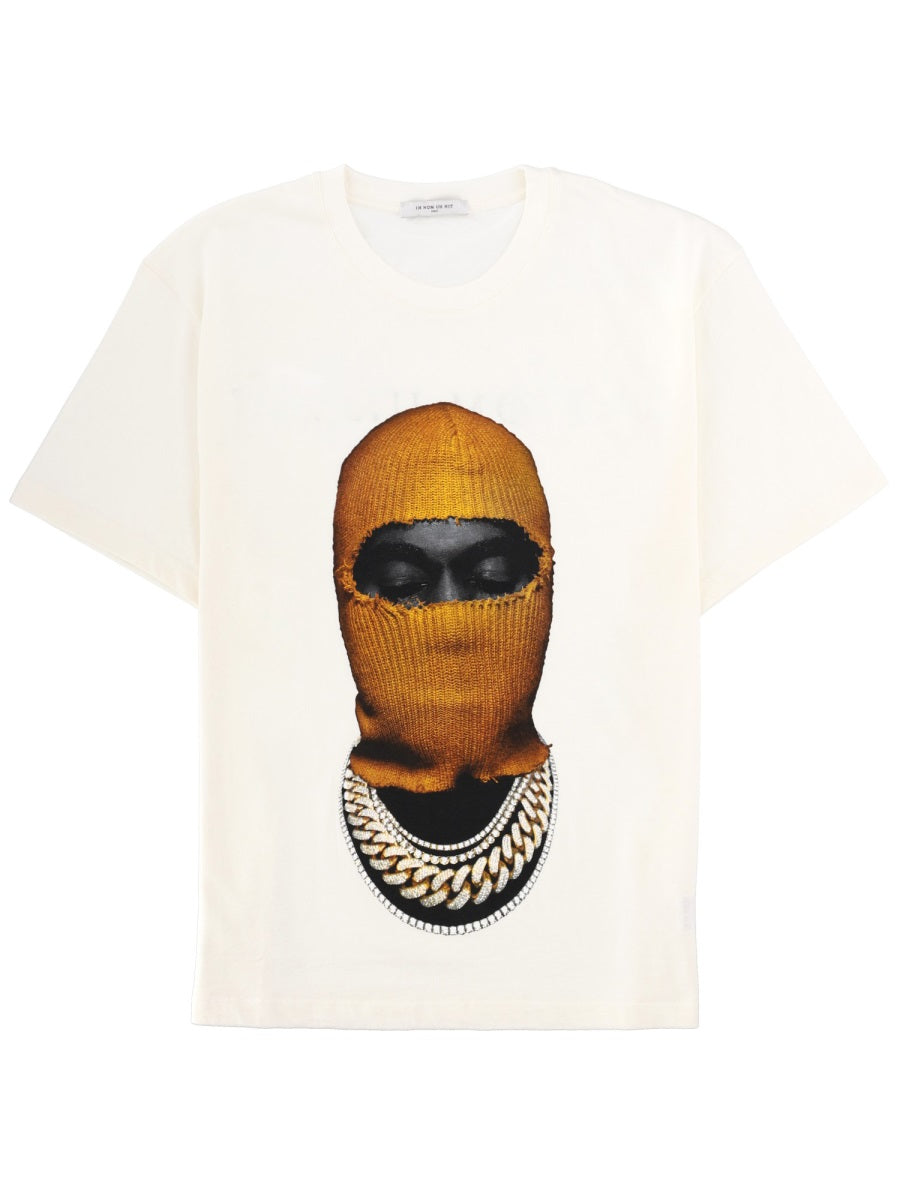 T-Shirt With Print White Cotton T-shirts