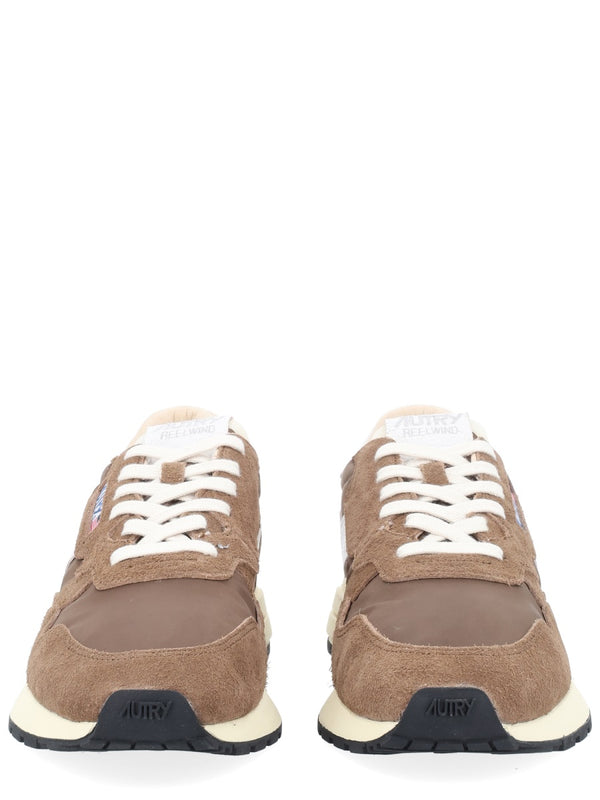 Sneakers Reelwind Low Brown Leather Polyamide Trainers