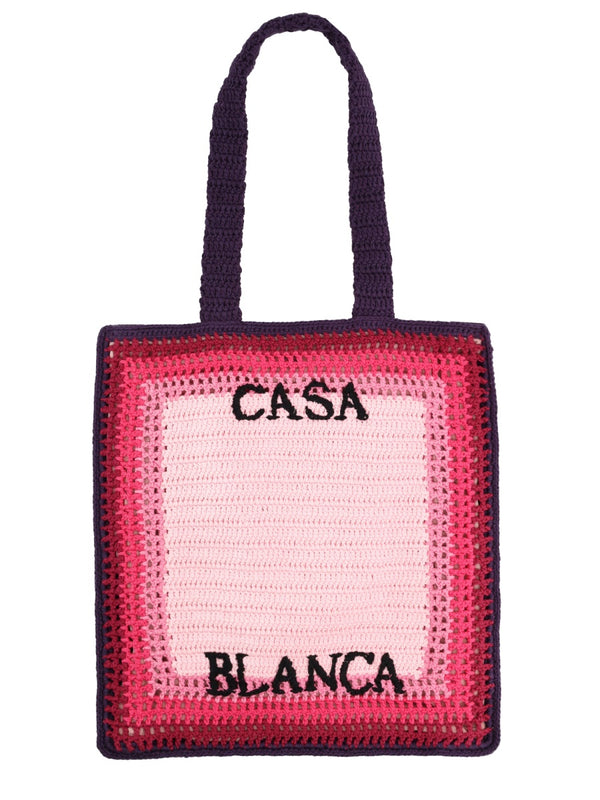 Tote Bag Pink Cotton Handbags
