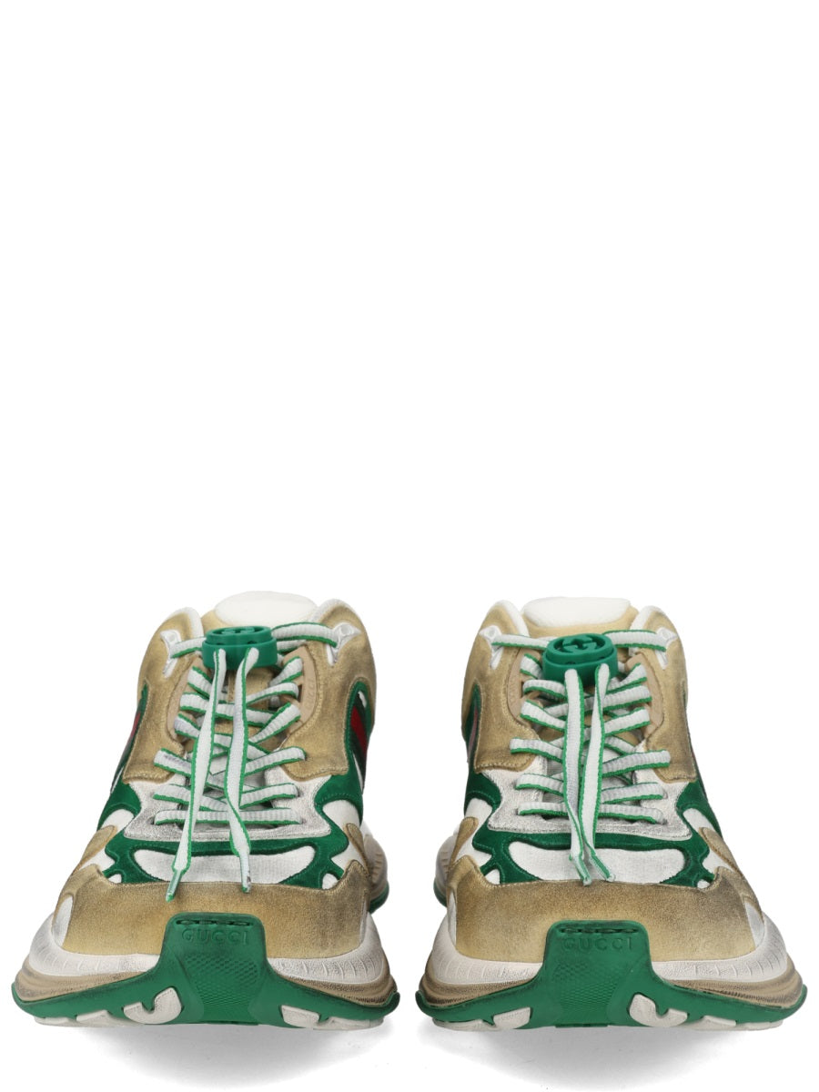 Suede Low-Top Sneakers White Calf Leather Trainers