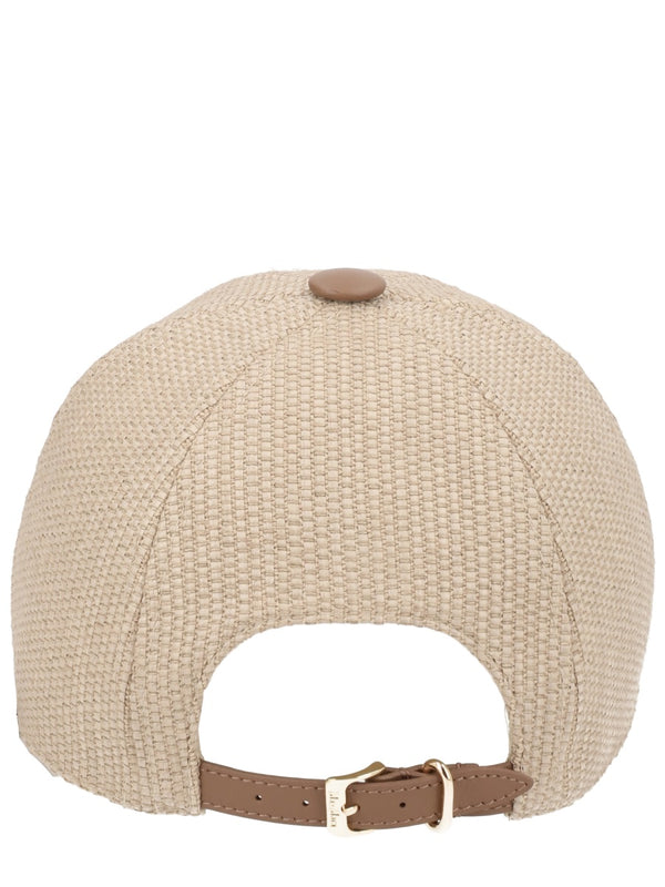 Baseball Cap Beige Cotton-Linen Hat