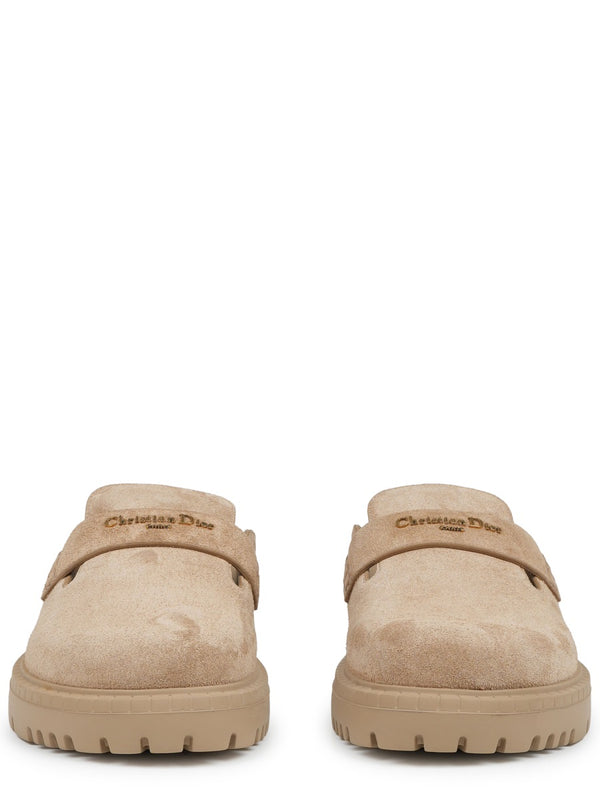 Sabot Dior Boy Leather Beige Calf Shoe