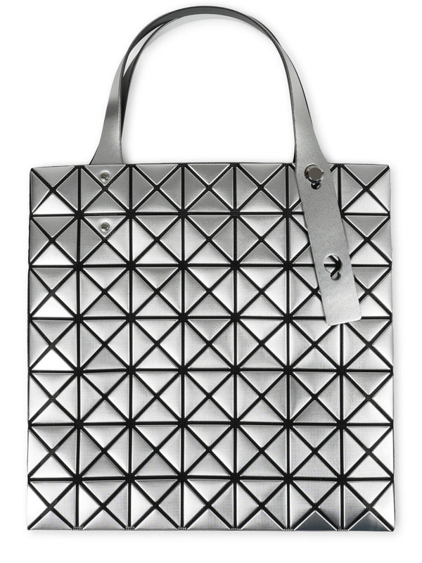 Tote Bag Platinum Silver Polyester Shoulder