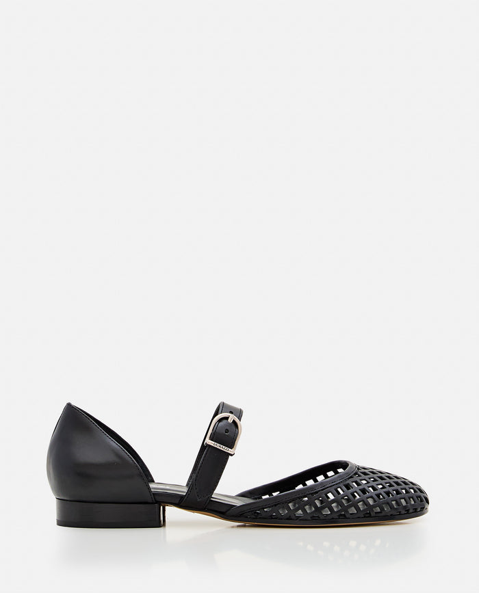 DURAZZI MILANO Flat shoes Black Leather