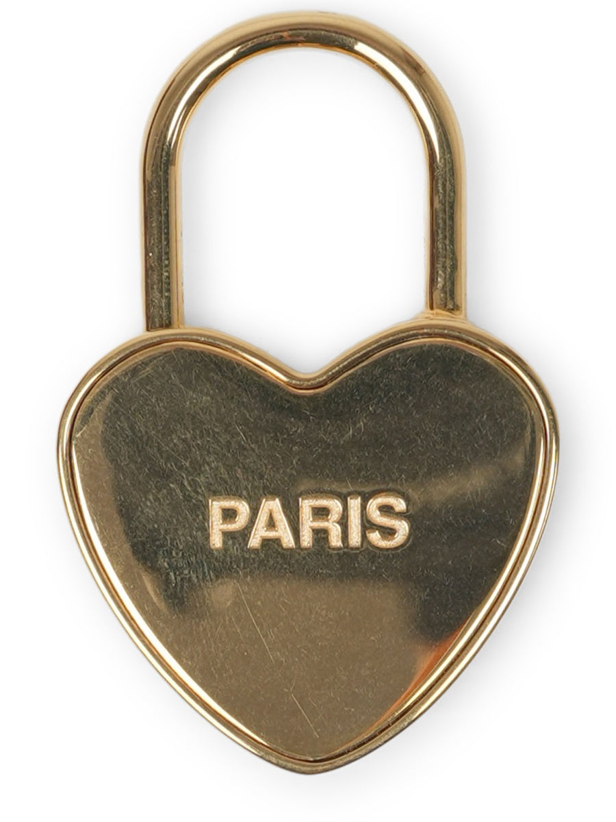 Padlock Charm Gold-Tone Brass Bracelets