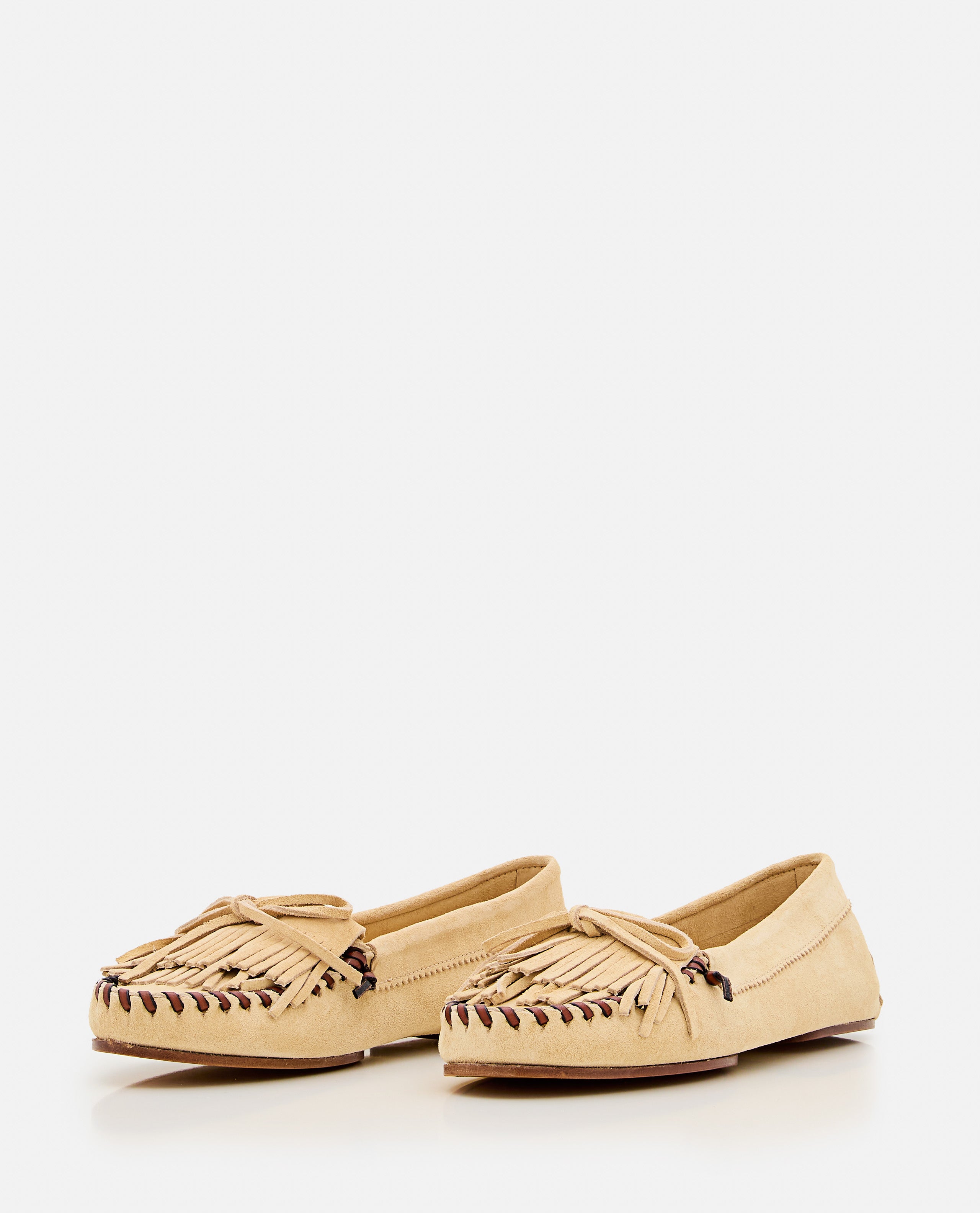 Paris Texas Flat shoes Beige Calf Leather