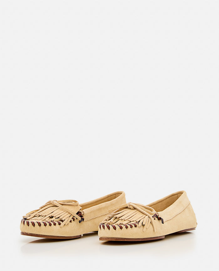 Paris Texas Flat shoes Beige Calf Leather