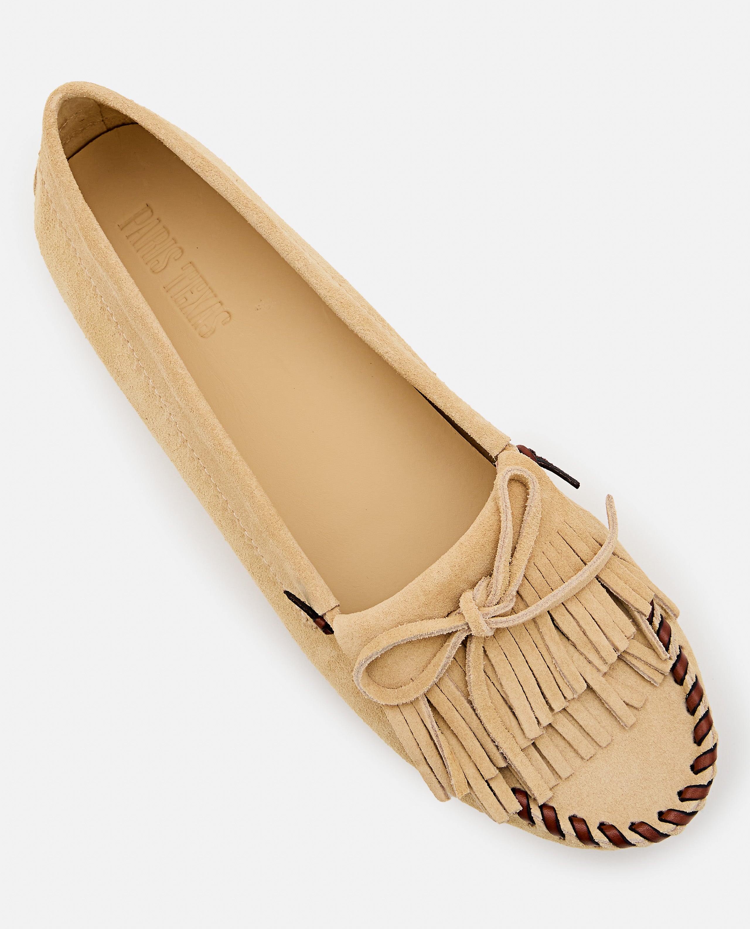 Paris Texas Flat shoes Beige Calf Leather