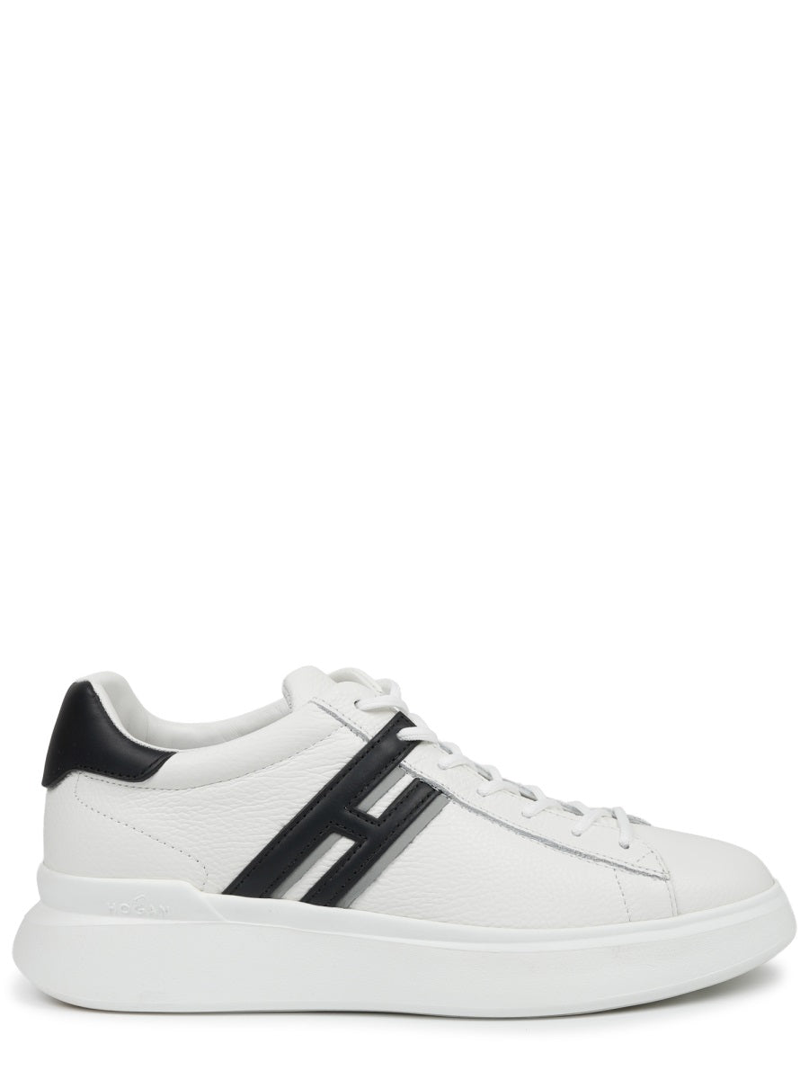 Sneakers H580 White Calfskin Trainers
