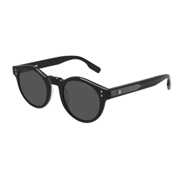 MB0123S Nero Celluloid Occhiali Sole