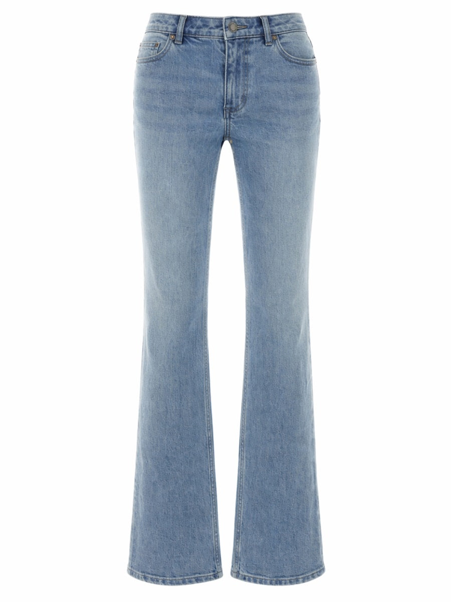 Cigarette Jeans Denim Cotton