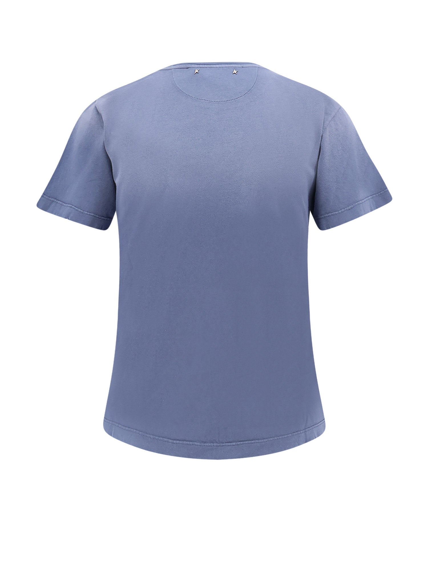 Golden Goose T-shirts and Polos China Blue Rib: Cotton